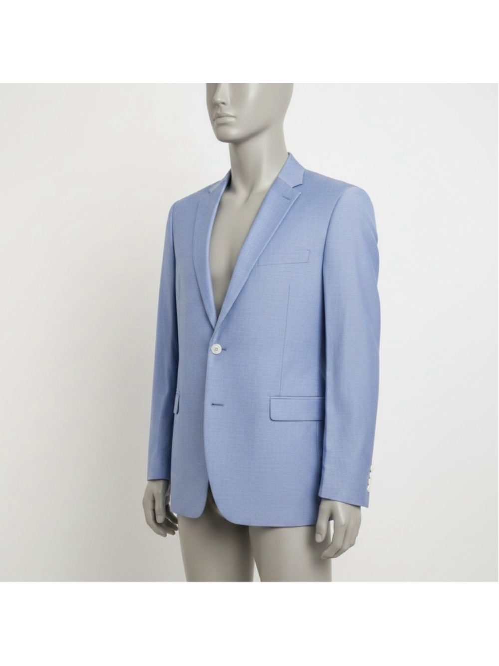 Tommy Hilfiger Men’s Blue Single-Breasted 2-Button Blazer Sport Coat 50R - Picture 3 of 7